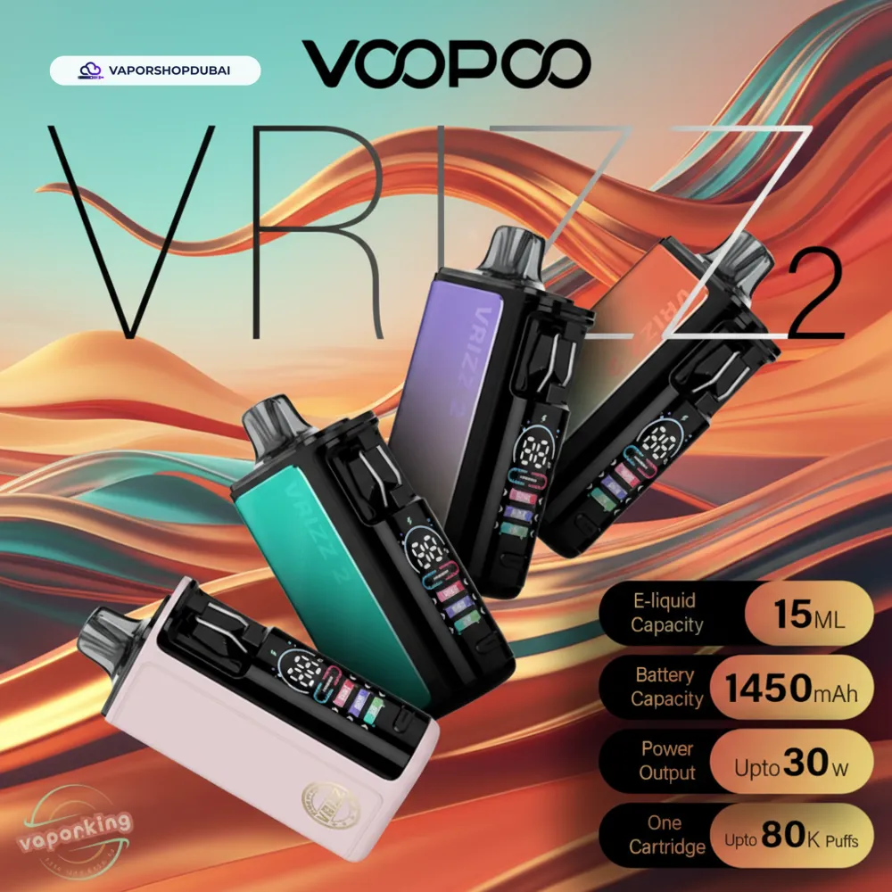 VOOPOO Vrizz 2 Pod Kit 30W 1350mAh 15ml In DUBAI, UAE 1 VOOPOO Vrizz 2 Pod Kit 30W 1350mAh 15ml In DUBAI, UAE