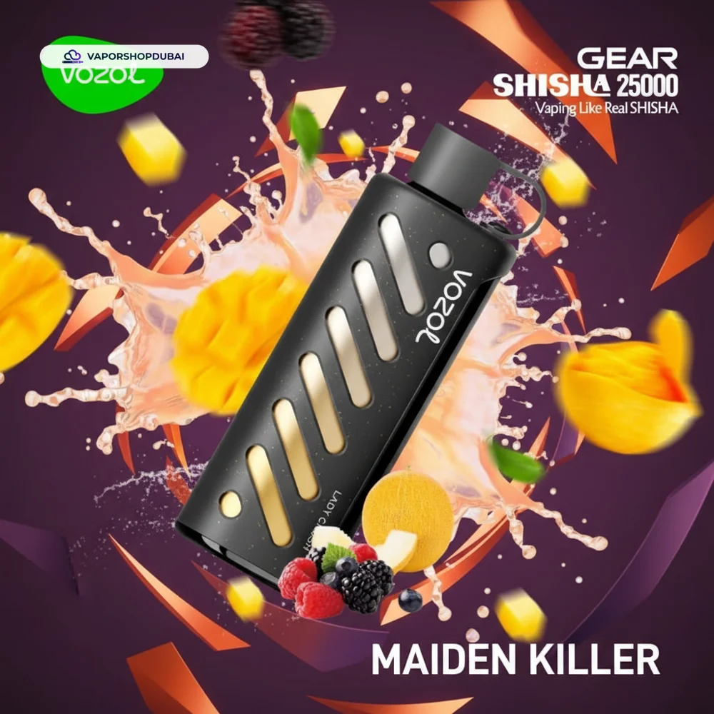 Vozol Gear Shisha 25000 Puffs Disposable Vape In UAE 80 maiden-killer
