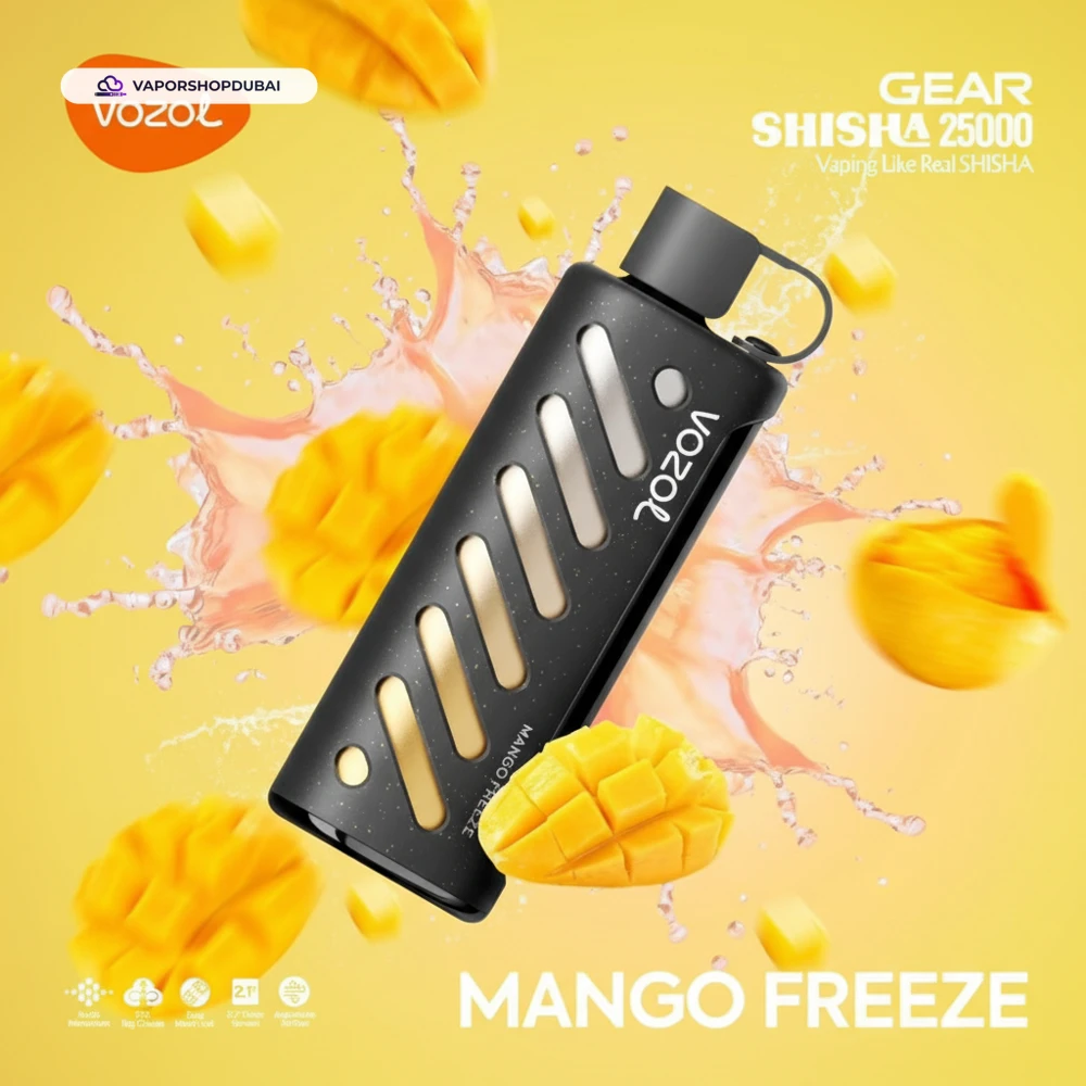 Vozol Gear Shisha 25000 Puffs Disposable Vape In UAE 81 mango-freeze