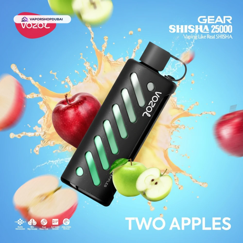 Vozol Gear Shisha 25000 Puffs Disposable Vape In UAE 90 two-apples