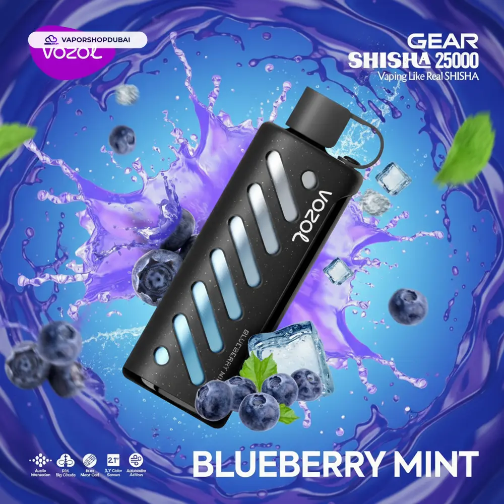 Vozol Gear Shisha 25000 Puffs Disposable Vape In UAE 11 Vozol Gear Shisha 25000 Puffs Disposable Vape In UAE