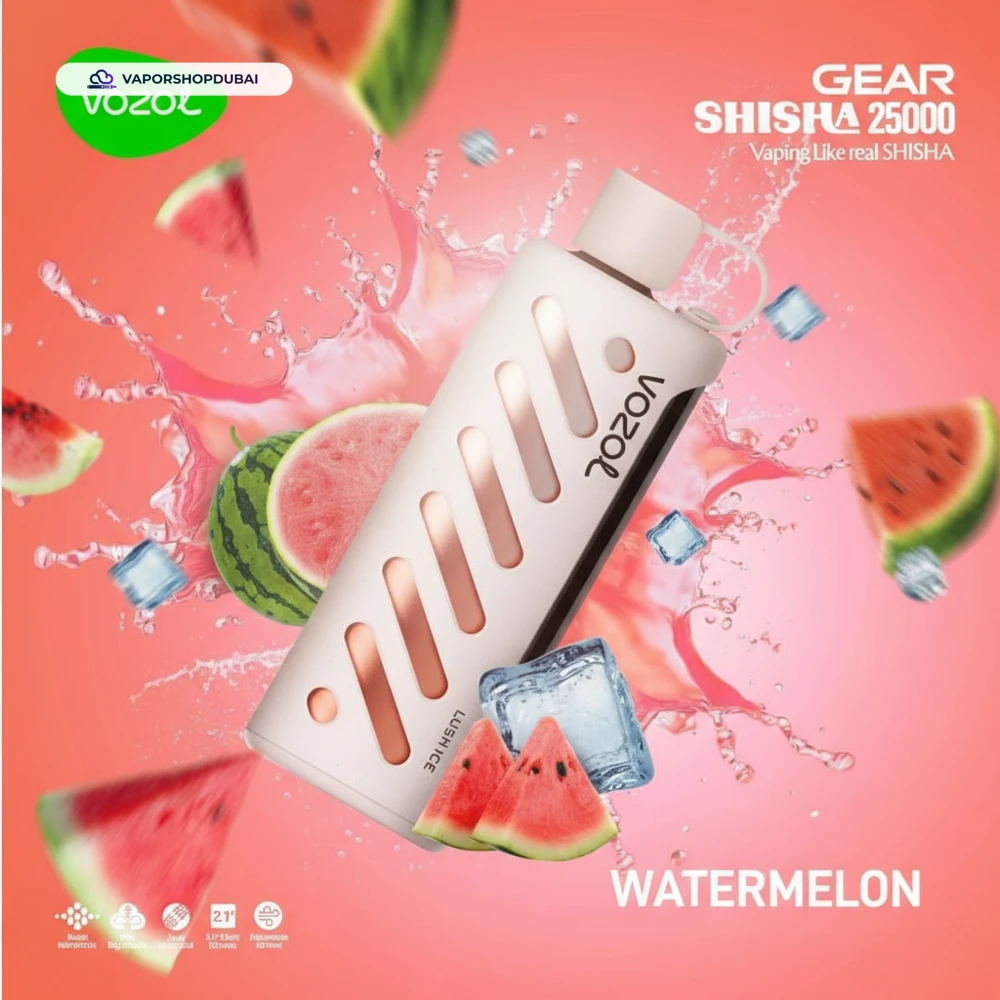 Vozol Gear Shisha 25000 Puffs Disposable Vape In UAE 30 Vozol Gear Shisha 25000 Puffs Disposable Vape In UAE