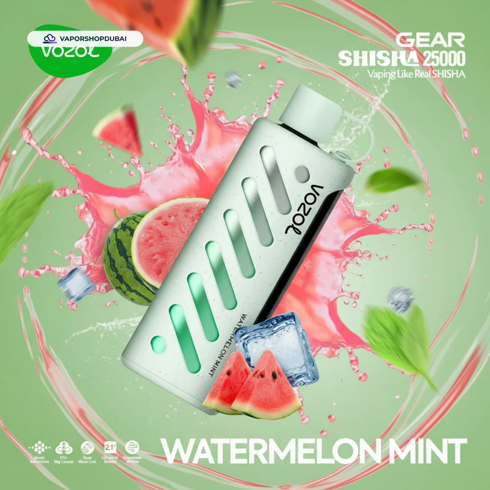 Vozol Gear Shisha 25000 Puffs Disposable Vape In UAE 5 Vozol Gear Shisha 25000 Puffs Disposable Vape In UAE