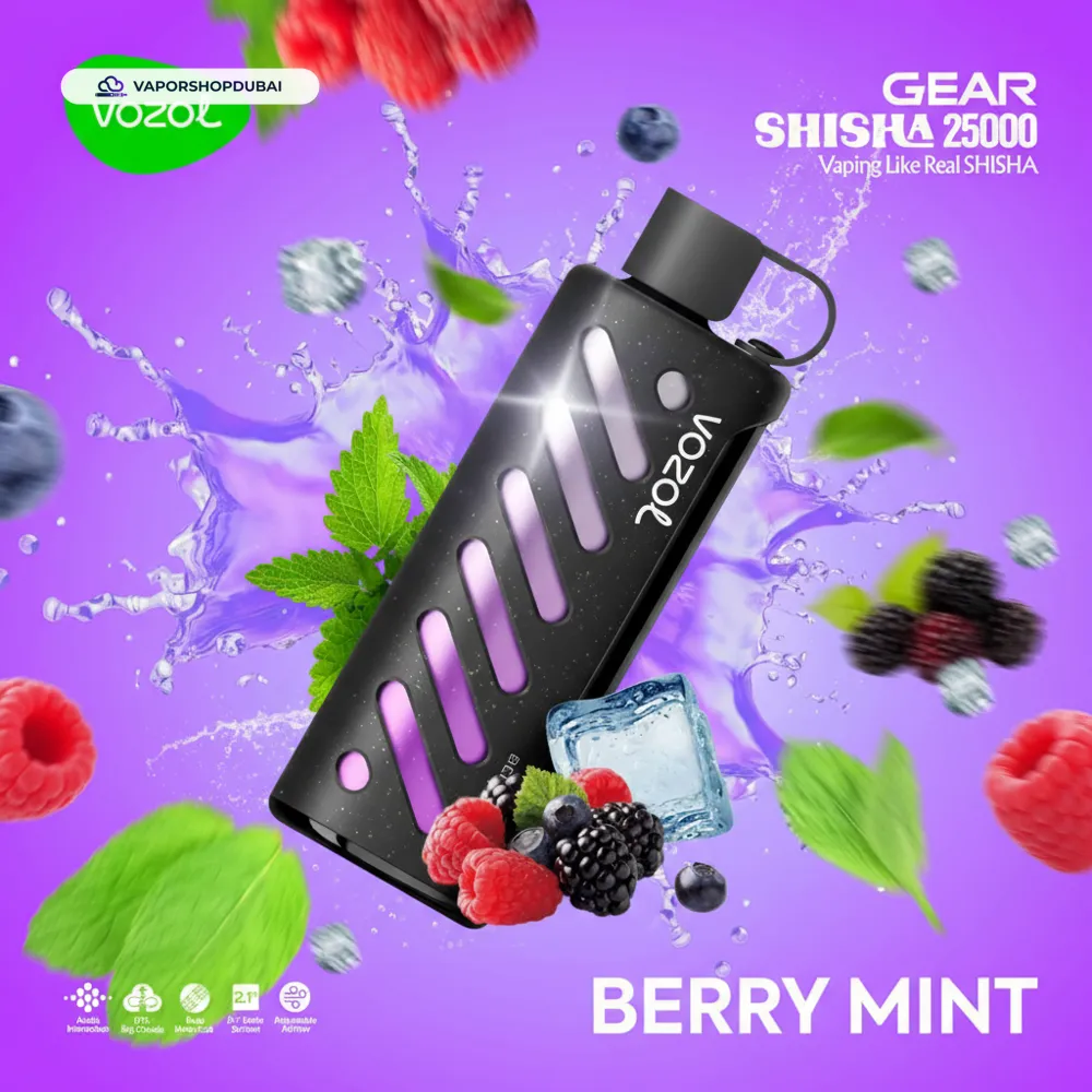 Vozol Gear Shisha 25000 Puffs Disposable Vape In UAE 6 Vozol Gear Shisha 25000 Puffs Disposable Vape In UAE