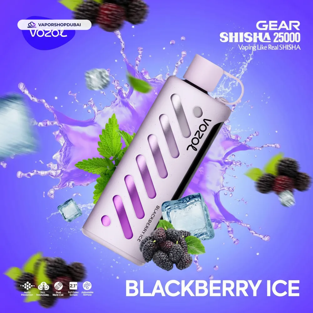 Vozol Gear Shisha 25000 Puffs Disposable Vape In UAE 7 Vozol Gear Shisha 25000 Puffs Disposable Vape In UAE