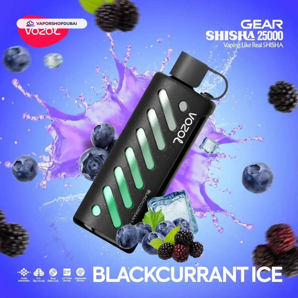 Vozol Gear Shisha 25000 Puffs Disposable Vape In UAE 8 Vozol Gear Shisha 25000 Puffs Disposable Vape In UAE