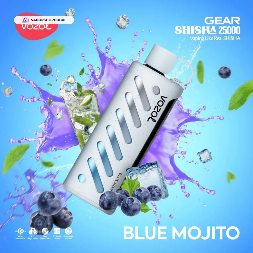 Vozol Gear Shisha 25000 Puffs Disposable Vape In UAE 9 Vozol Gear Shisha 25000 Puffs Disposable Vape In UAE