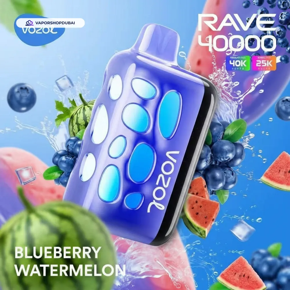 VOZOL RAVE 40000 Puffs Disposable Vape In UAE 43 blueberry-watermelon