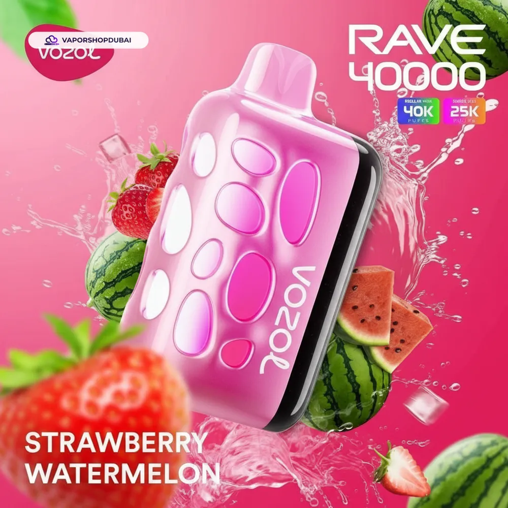 VOZOL RAVE 40000 Puffs Disposable Vape In UAE 56 strawberry-watermelon