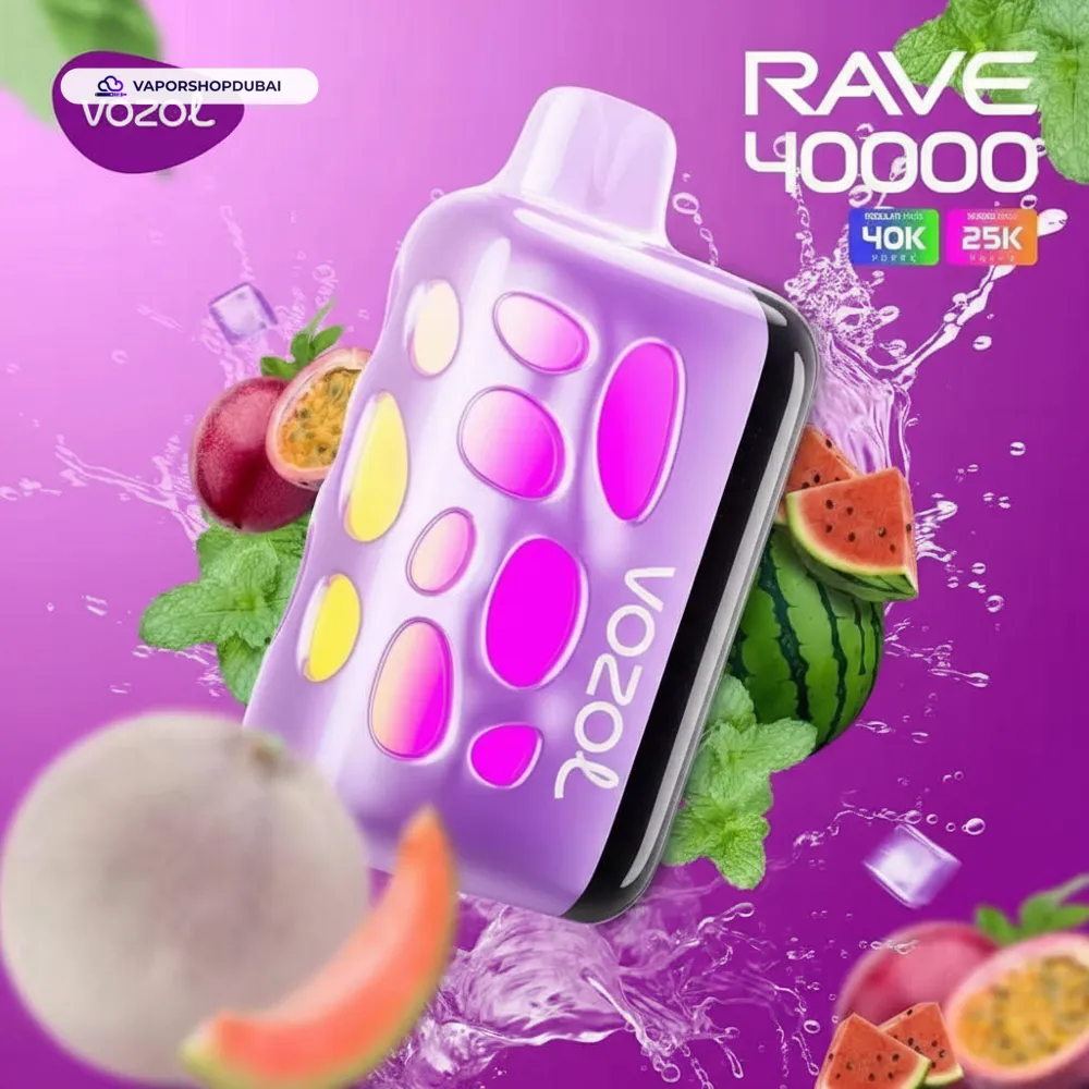 VOZOL RAVE 40000 Puffs Disposable Vape In UAE 11 VOZOL RAVE 40000 Puffs Disposable Vape In UAE