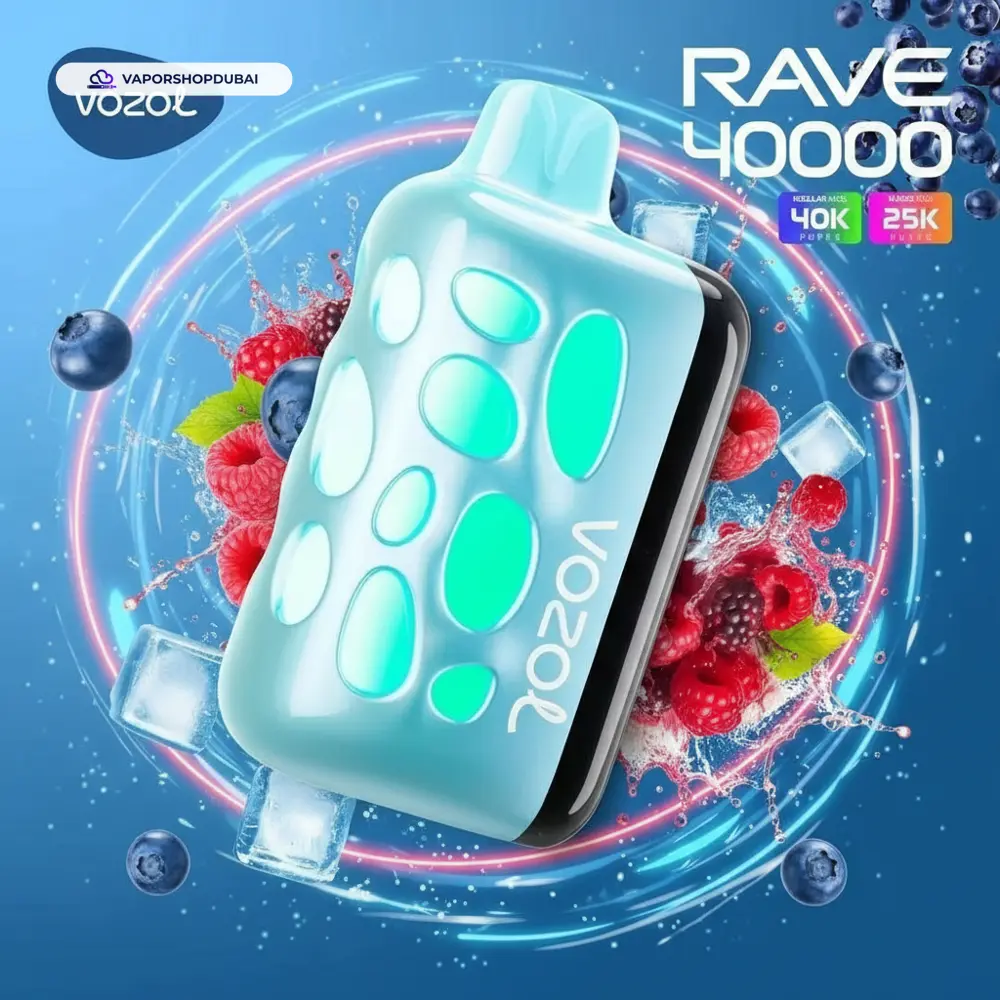 VOZOL RAVE 40000 Puffs Disposable Vape In UAE 14 VOZOL RAVE 40000 Puffs Disposable Vape In UAE