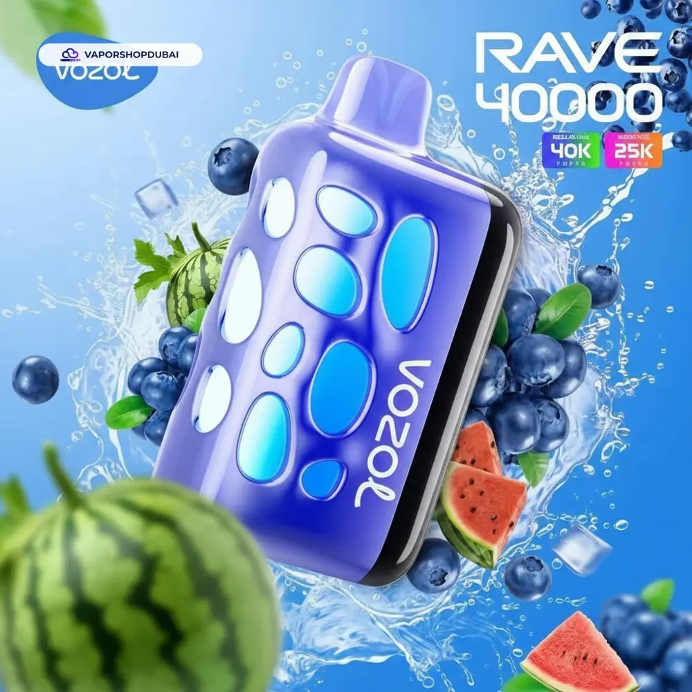 VOZOL RAVE 40000 Puffs Disposable Vape In UAE 17 VOZOL RAVE 40000 Puffs Disposable Vape In UAE