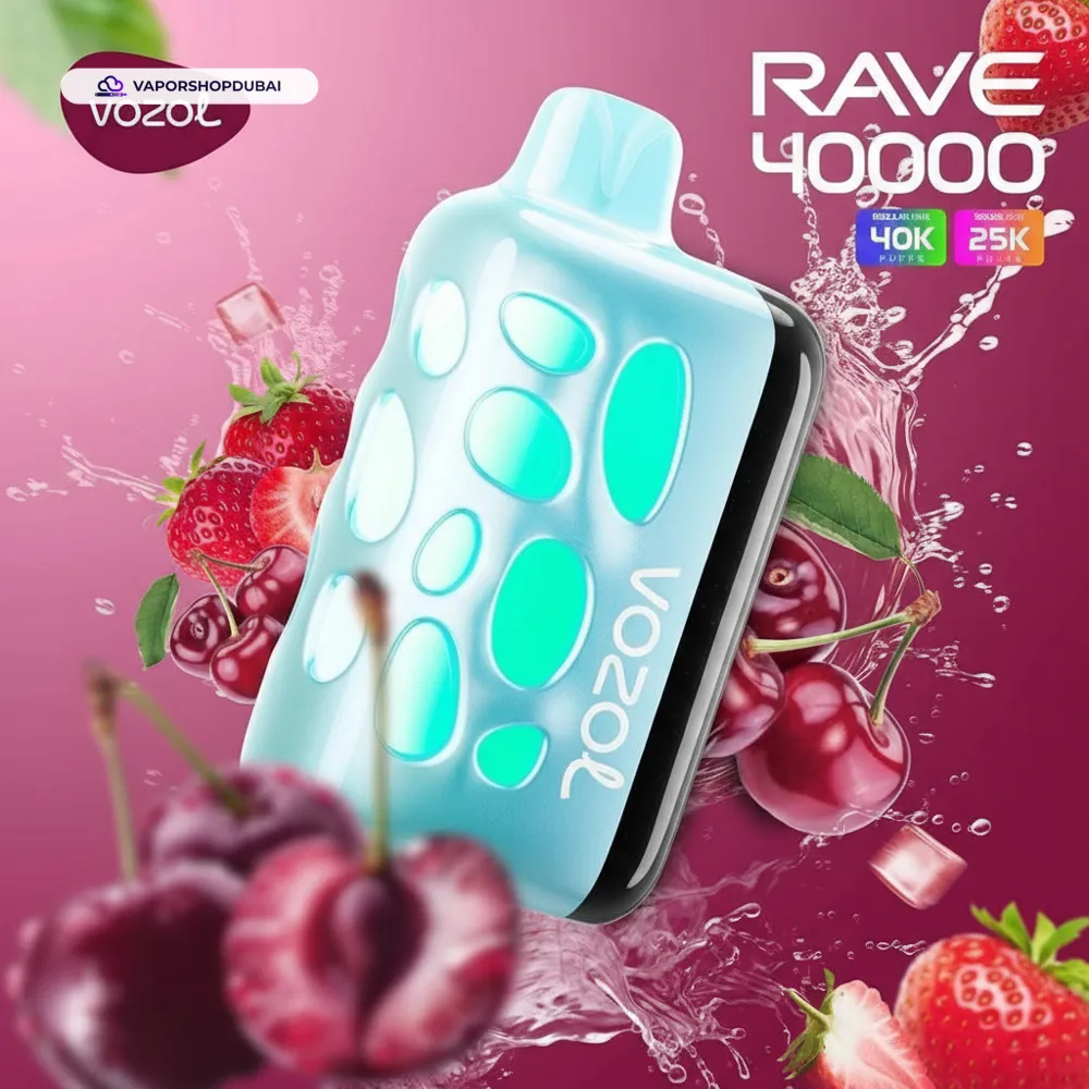 VOZOL RAVE 40000 Puffs Disposable Vape In UAE 20 VOZOL RAVE 40000 Puffs Disposable Vape In UAE