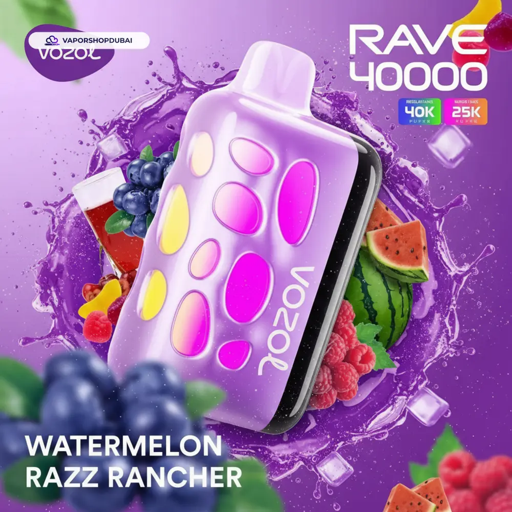 VOZOL RAVE 40000 Puffs Disposable Vape In UAE 22 VOZOL RAVE 40000 Puffs Disposable Vape In UAE