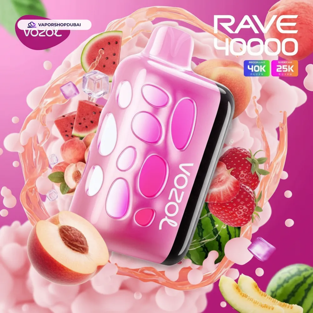 VOZOL RAVE 40000 Puffs Disposable Vape In UAE 24 VOZOL RAVE 40000 Puffs Disposable Vape In UAE