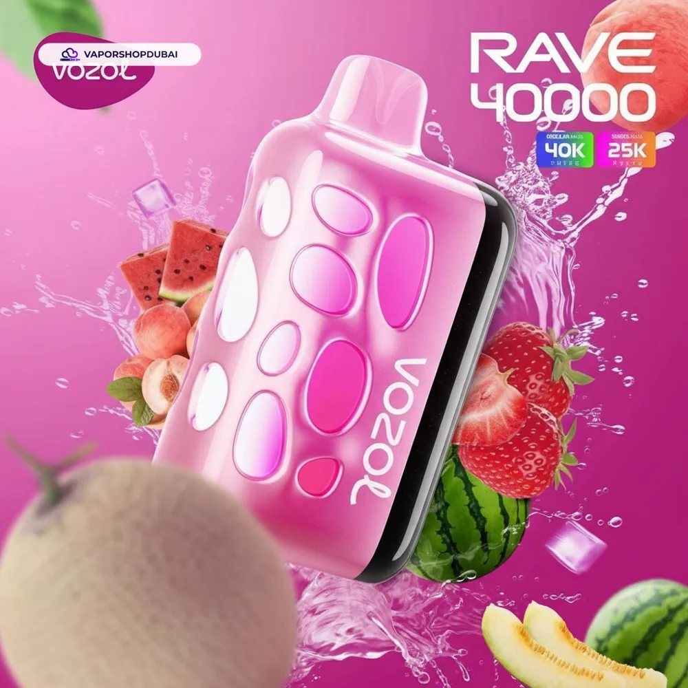 VOZOL RAVE 40000 Puffs Disposable Vape In UAE 4 VOZOL RAVE 40000 Puffs Disposable Vape In UAE