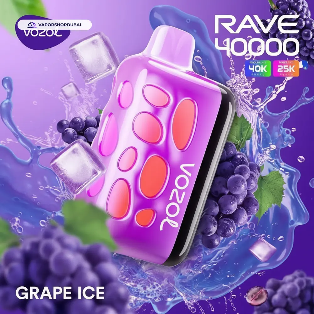 VOZOL RAVE 40000 Puffs Disposable Vape In UAE 10 VOZOL RAVE 40000 Puffs Disposable Vape In UAE