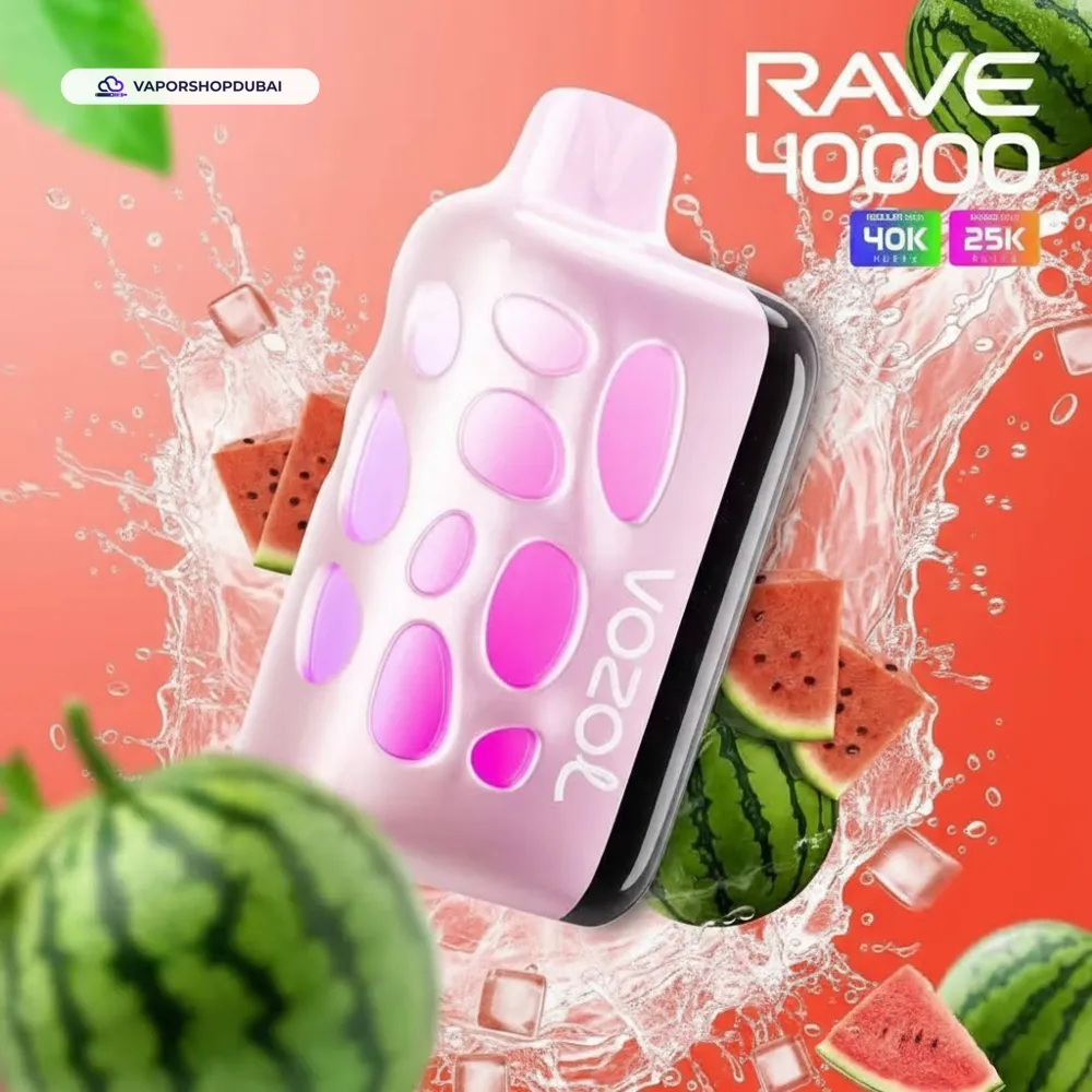 VOZOL RAVE 40000 Puffs Disposable Vape In UAE 59 watermelon-ice