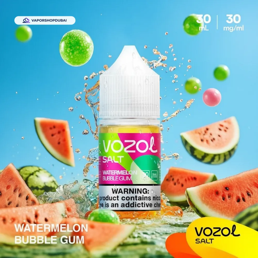 Vozol Saltnic 30ml E-liquid In UAE 37 watermelon-bubble-gum