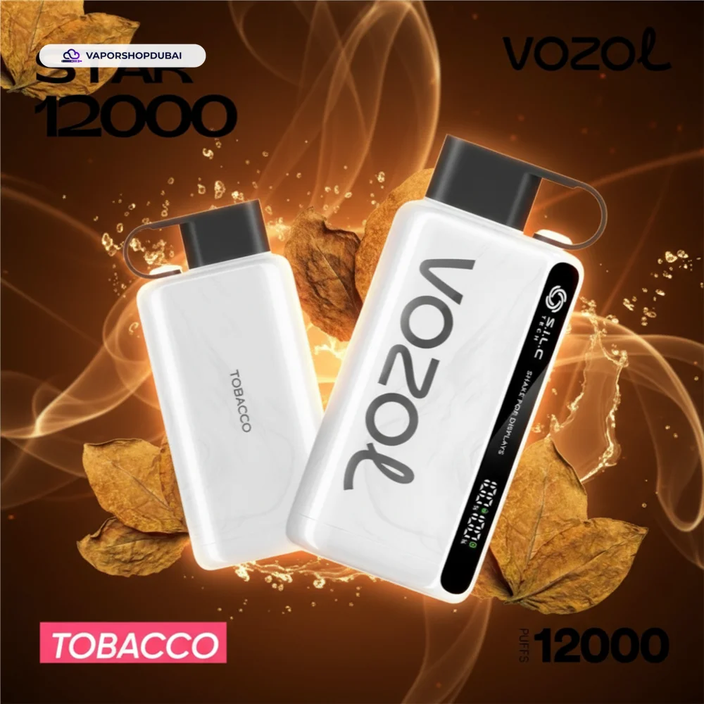 VOZOL STAR 12000 Puffs Disposable Kit Disposable Vape In UAE 56 tobacco