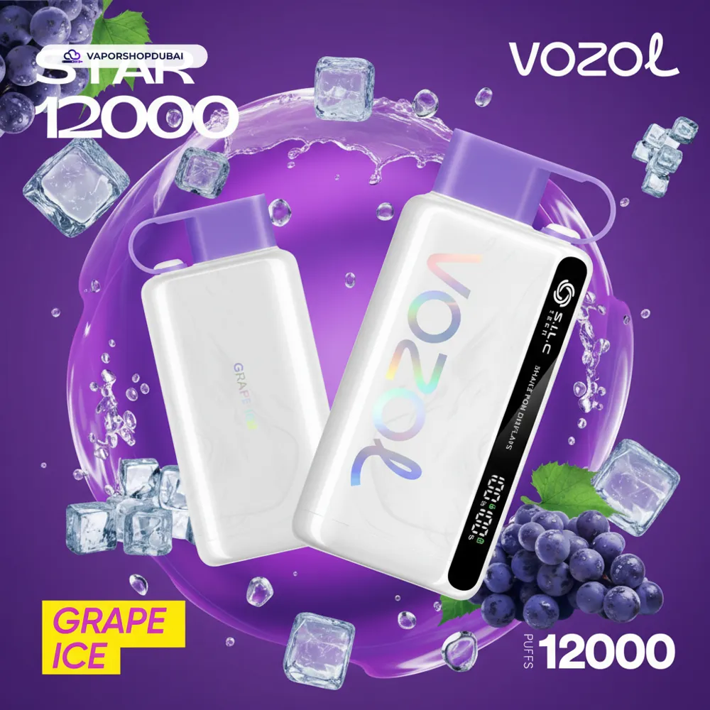 VOZOL STAR 12000 Puffs Disposable Kit Disposable Vape In UAE 30 VOZOL STAR 12000 Puffs Disposable Kit In UAE