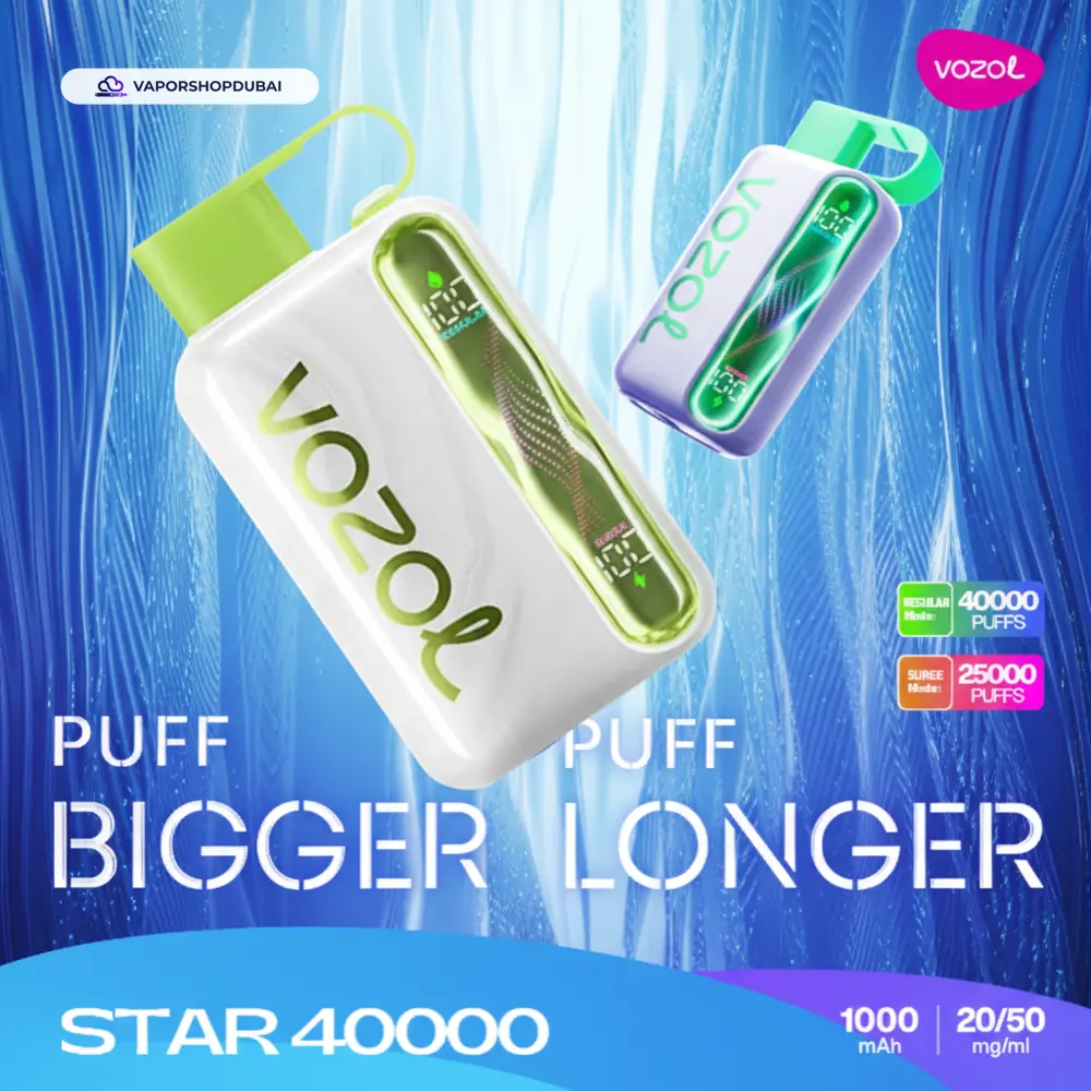 Vozol Star 40000 Puffs Disposable Vape In UAE 19 blue-razz-ice