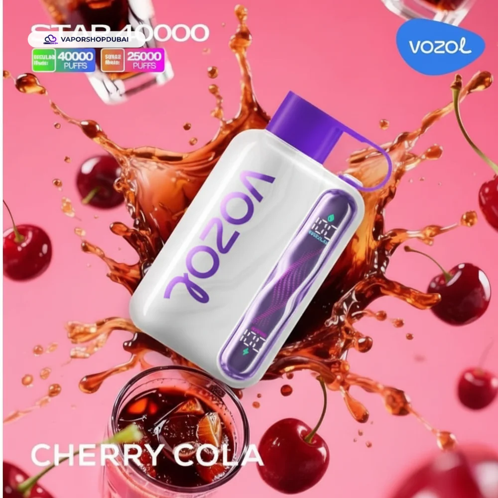 Vozol Star 40000 Puffs Disposable Vape In UAE 20 cherry-cola