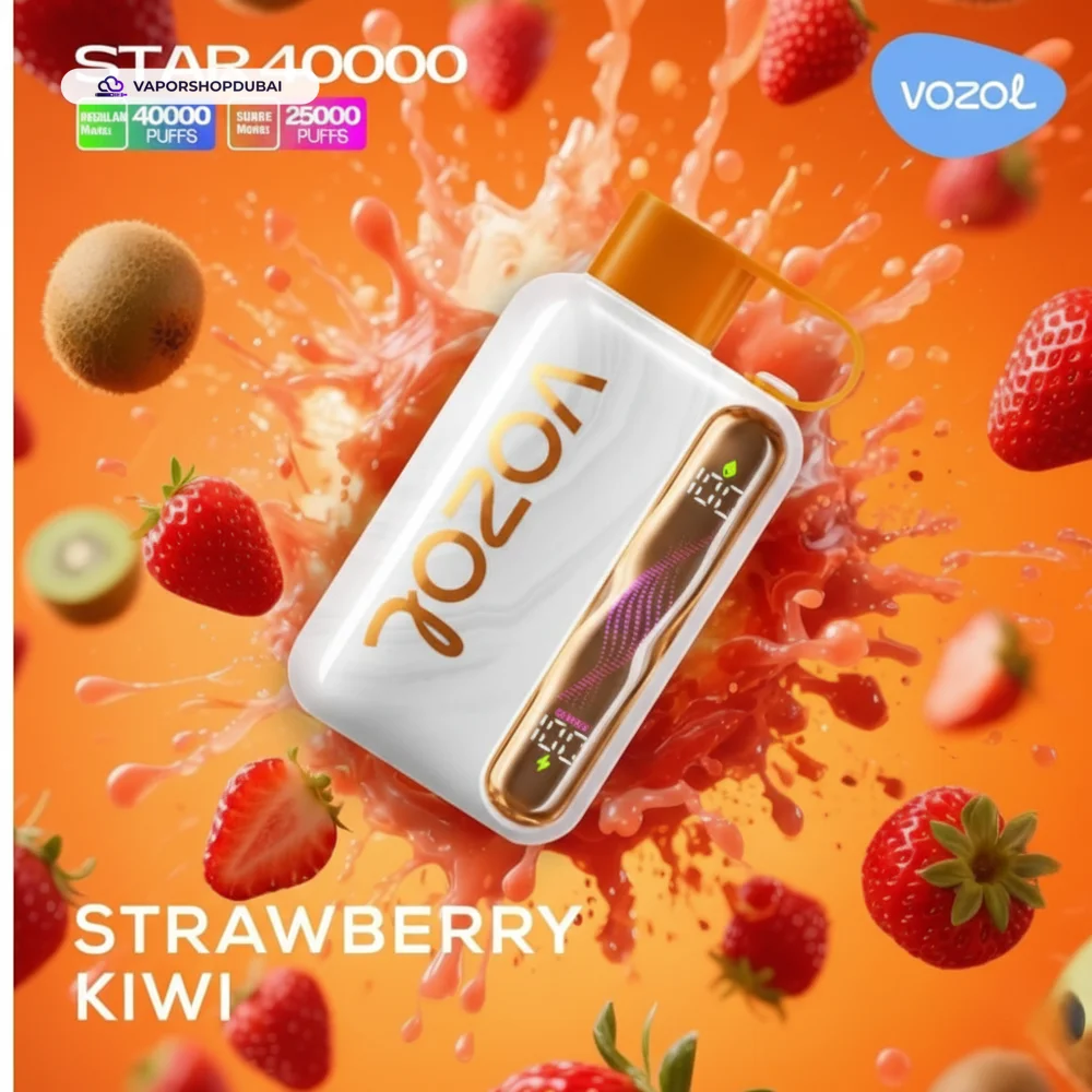 Vozol Star 40000 Puffs Disposable Vape In UAE 22 strawberry-kiwi