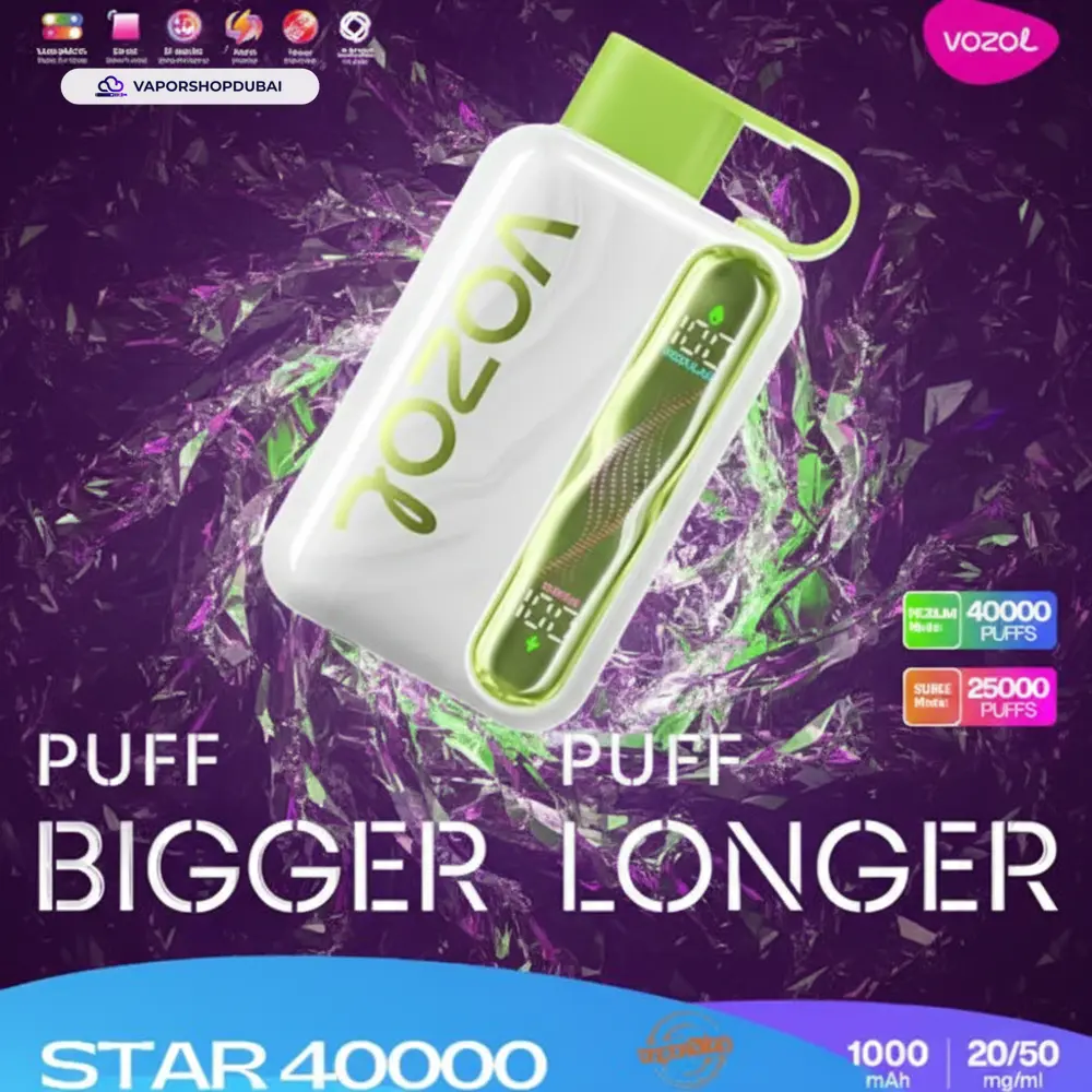 Vozol Star 40000 Puffs Disposable Vape In UAE 10 Vozol Star 40000 Puffs Disposable Vape In UAE