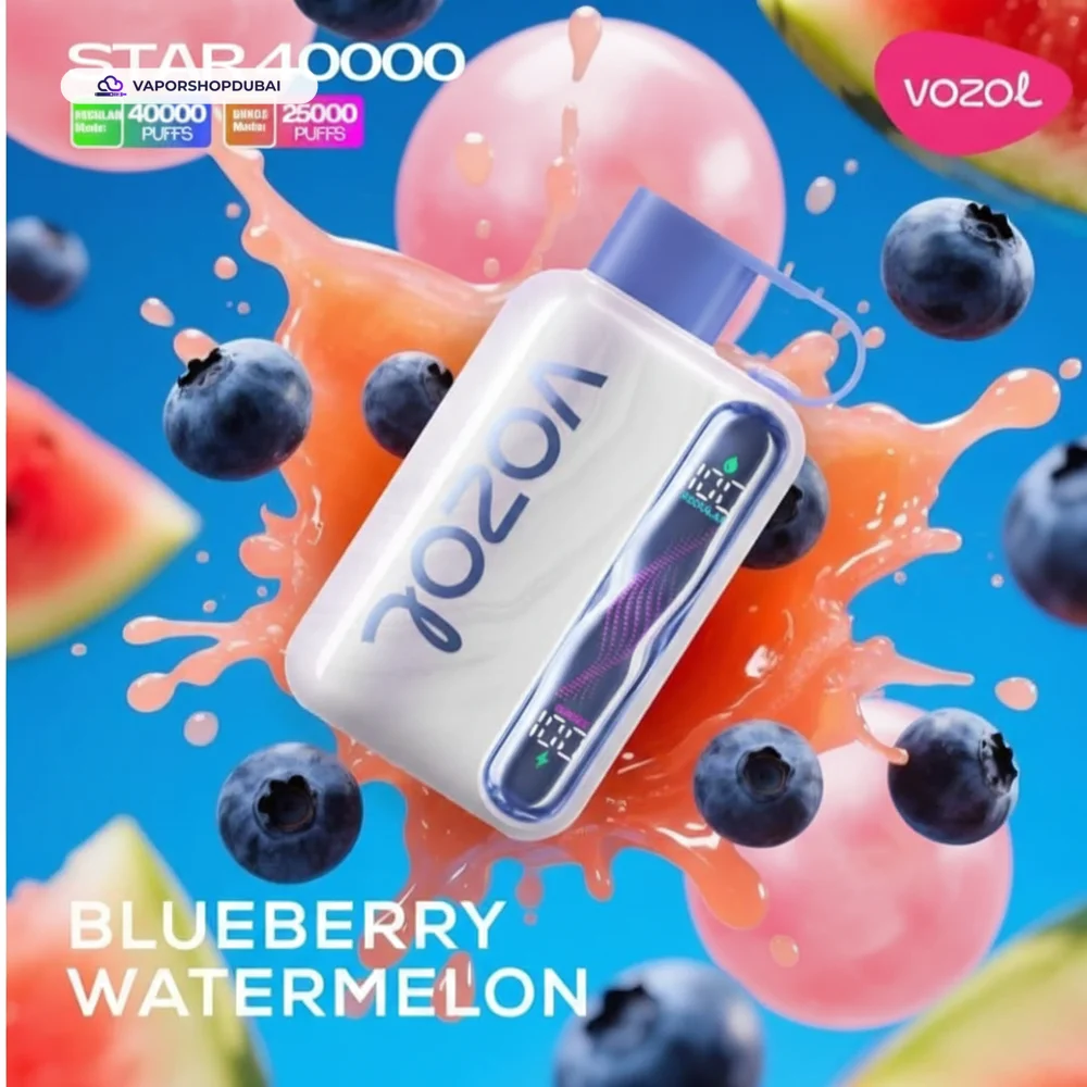 Vozol Star 40000 Puffs Disposable Vape In UAE 24 watermelon-bubble-gum