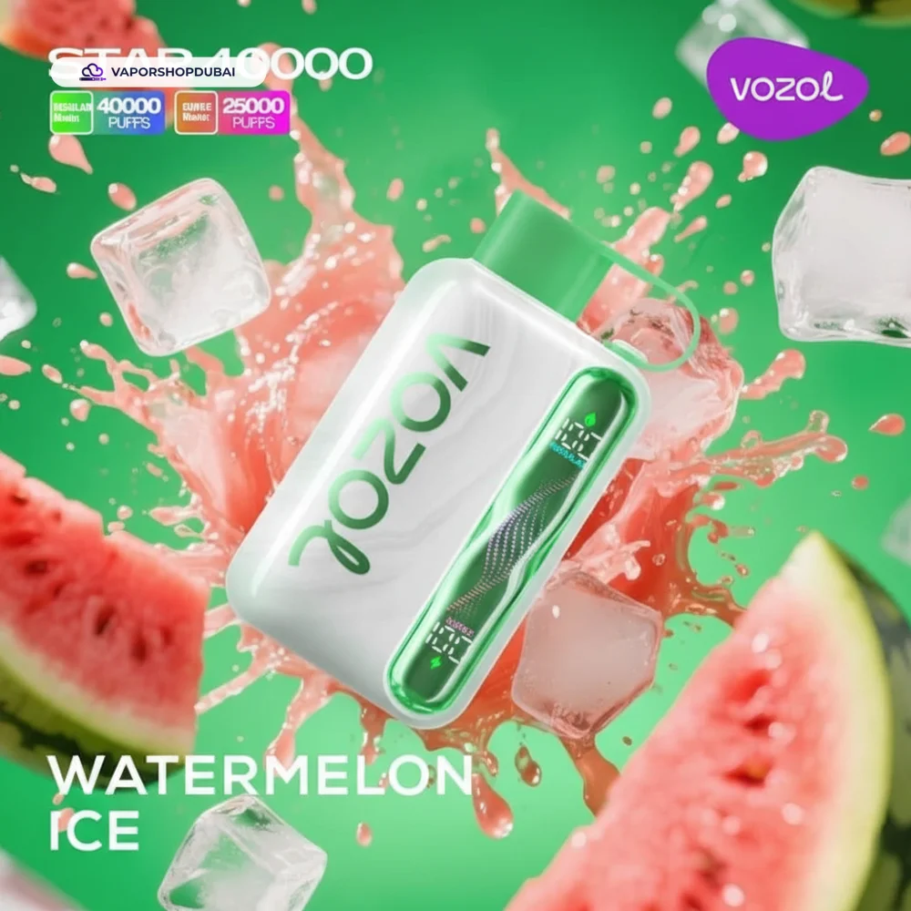 Vozol Star 40000 Puffs Disposable Vape In UAE 25 watermelon-ice