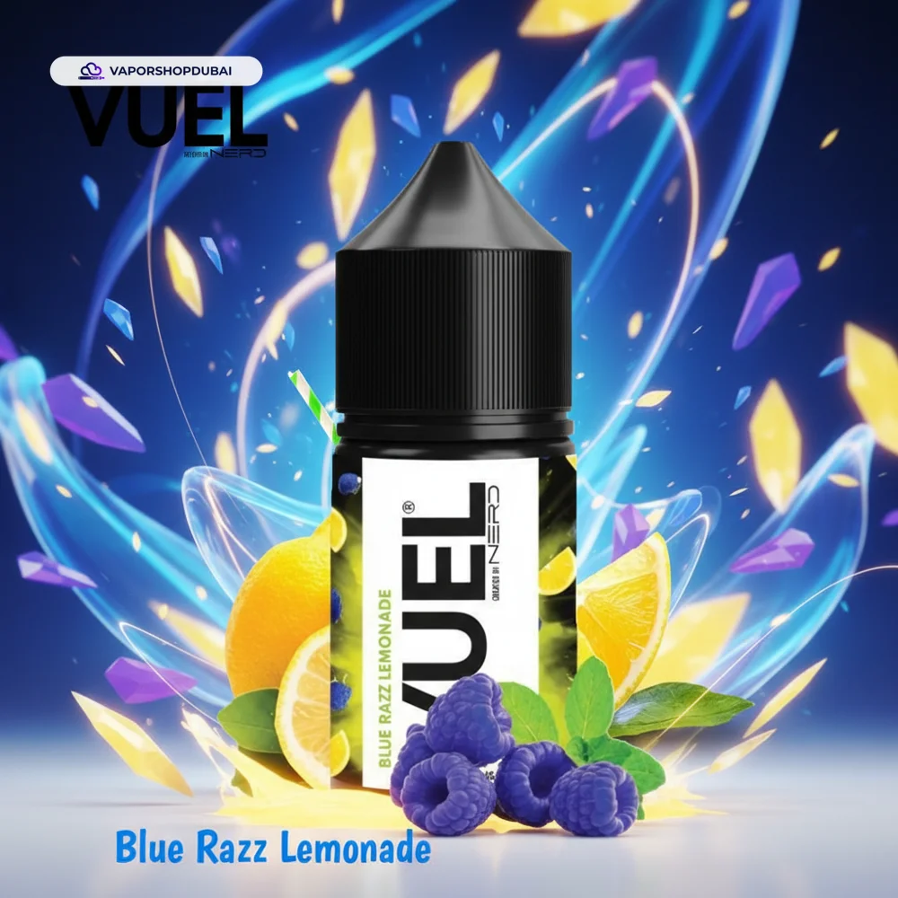 VUEL Nerd Saltnic 30ml Created By Fraxlabs Nerd In UAE 34 blue-razz-lemonade
