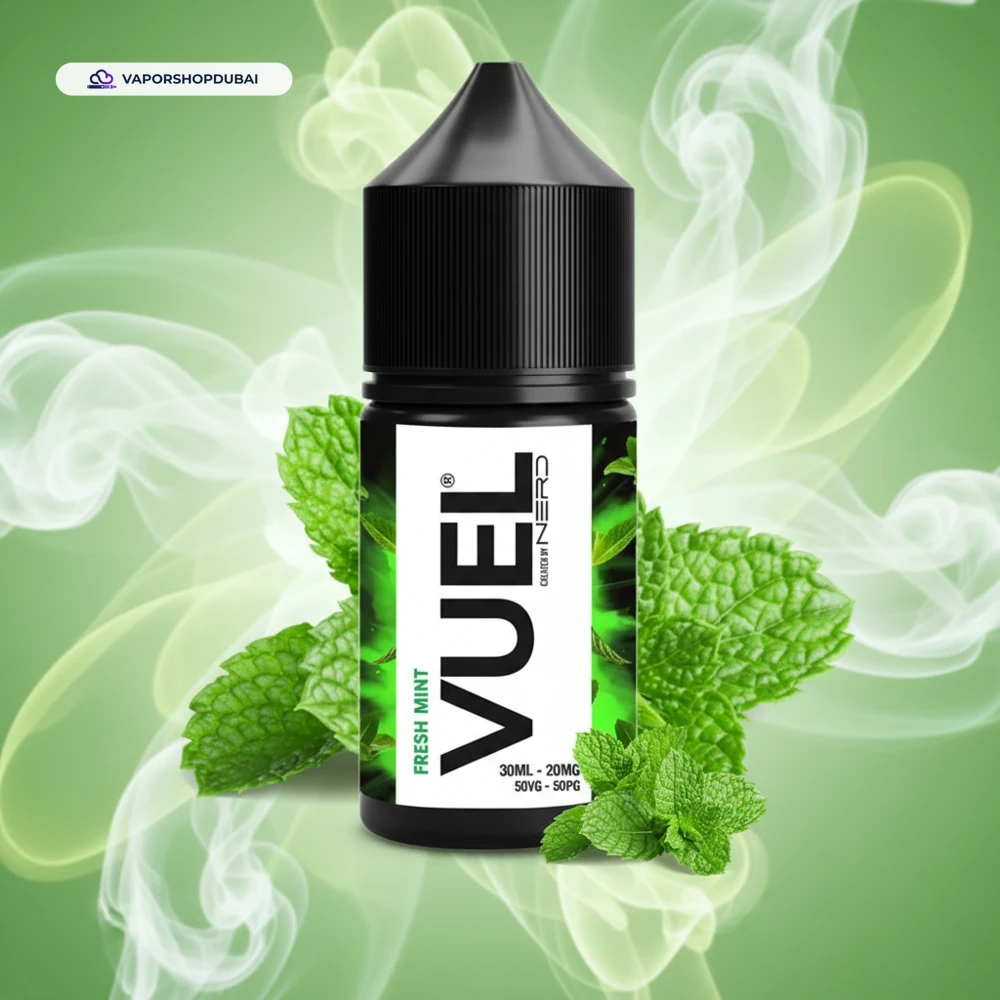 VUEL Nerd Saltnic 30ml Created By Fraxlabs Nerd In UAE 43 fresh-mint