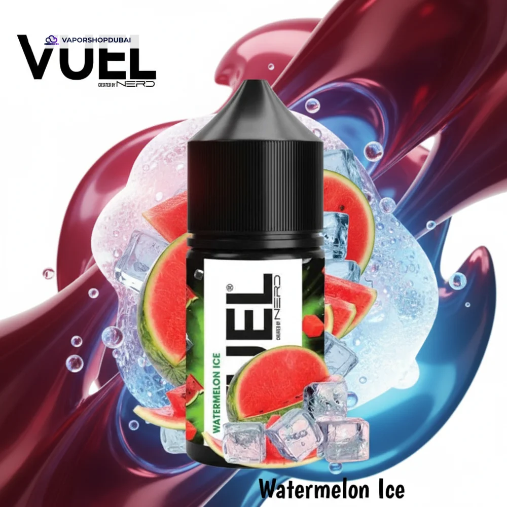 VUEL Nerd Saltnic 30ml Created By Fraxlabs Nerd In UAE 47 watermelon-ice