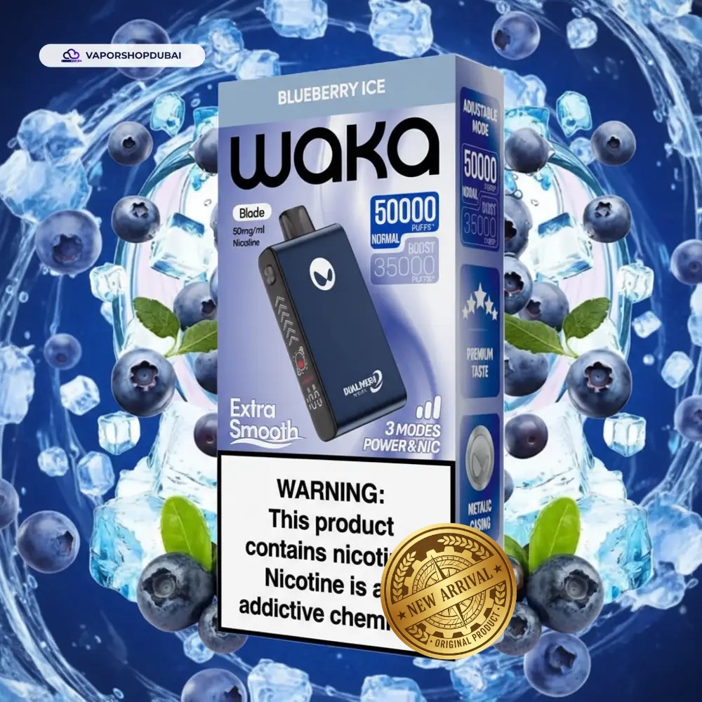 Waka Blade 50000 Puffs Disposable Vape In UAE 12 blueberry-ice
