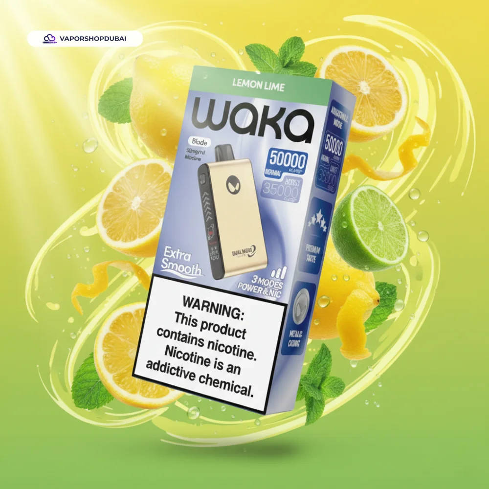 Waka Blade 50000 Puffs Disposable Vape In UAE 9 lemon-lime