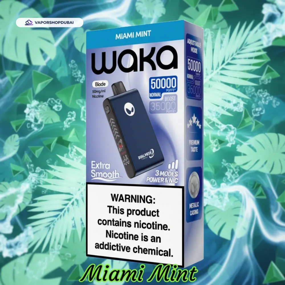 Waka Blade 50000 Puffs Disposable Vape In UAE 19 miami-mint