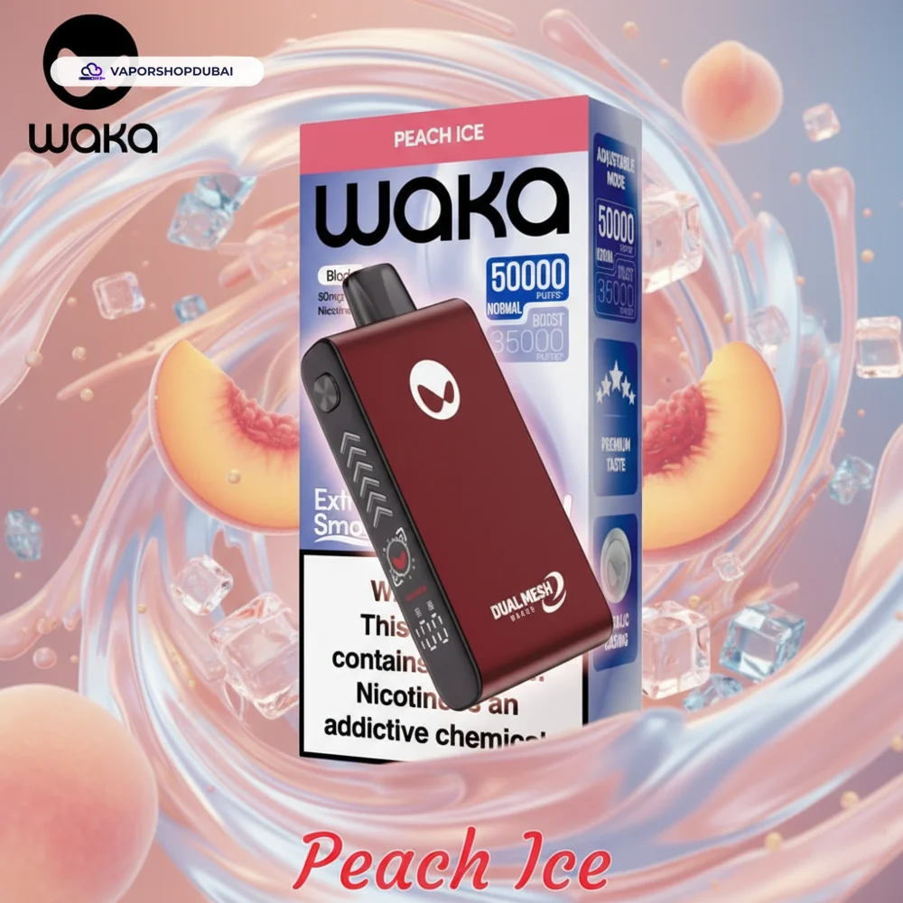 Waka Blade 50000 Puffs Disposable Vape In UAE 20 peach-ice