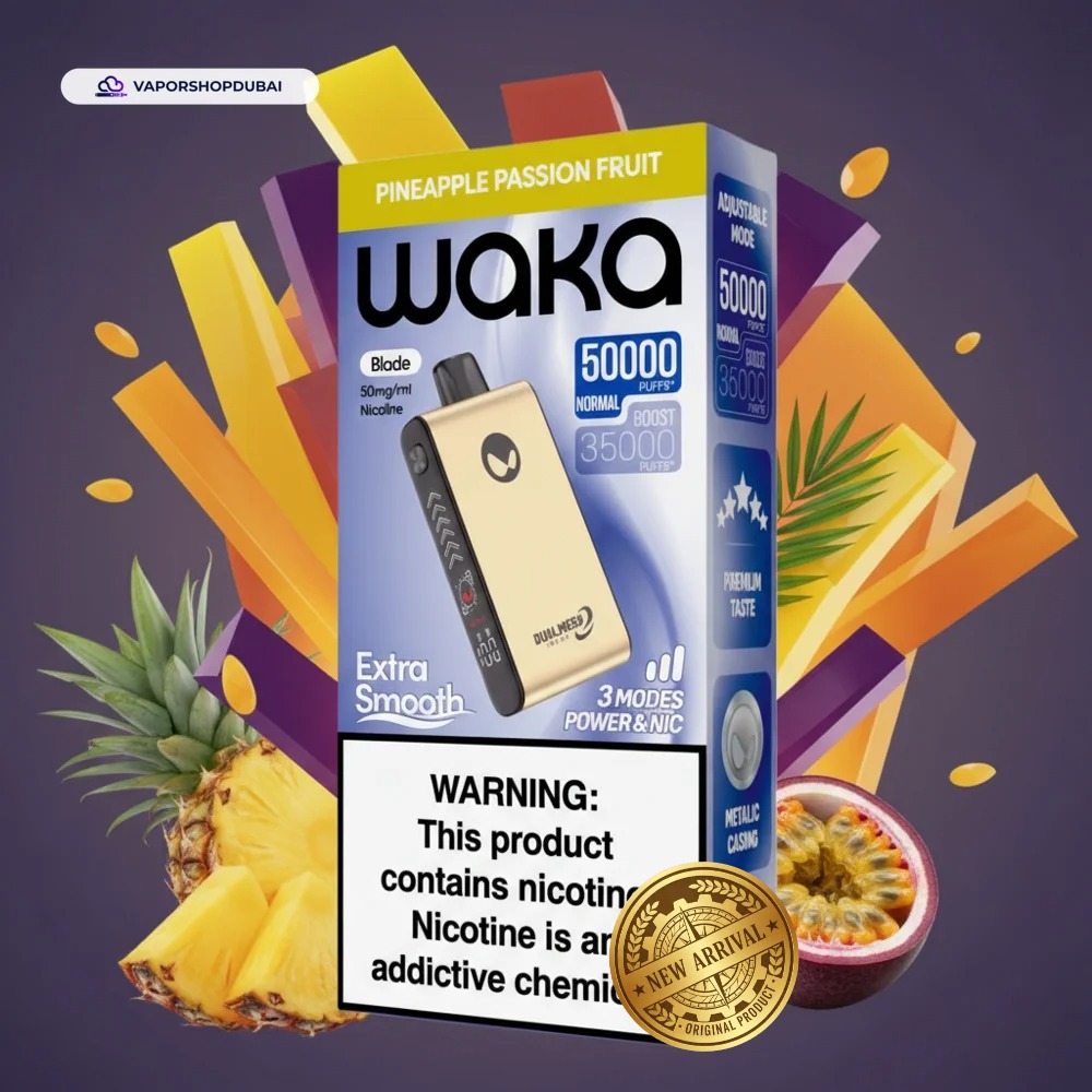 Waka Blade 50000 Puffs Disposable Vape In UAE 21 pineapple-passion-fruit