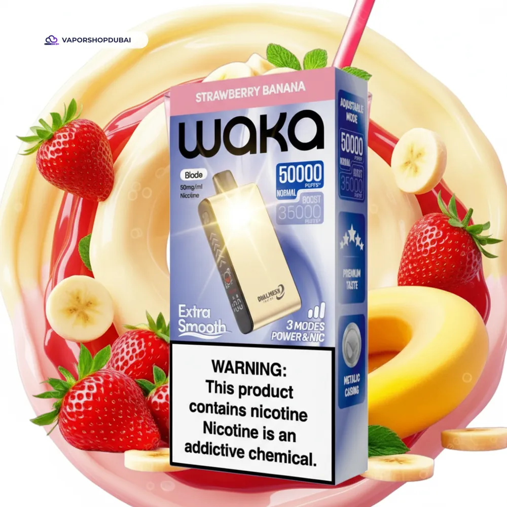 Waka Blade 50000 Puffs Disposable Vape In UAE 24 strawberry-banana