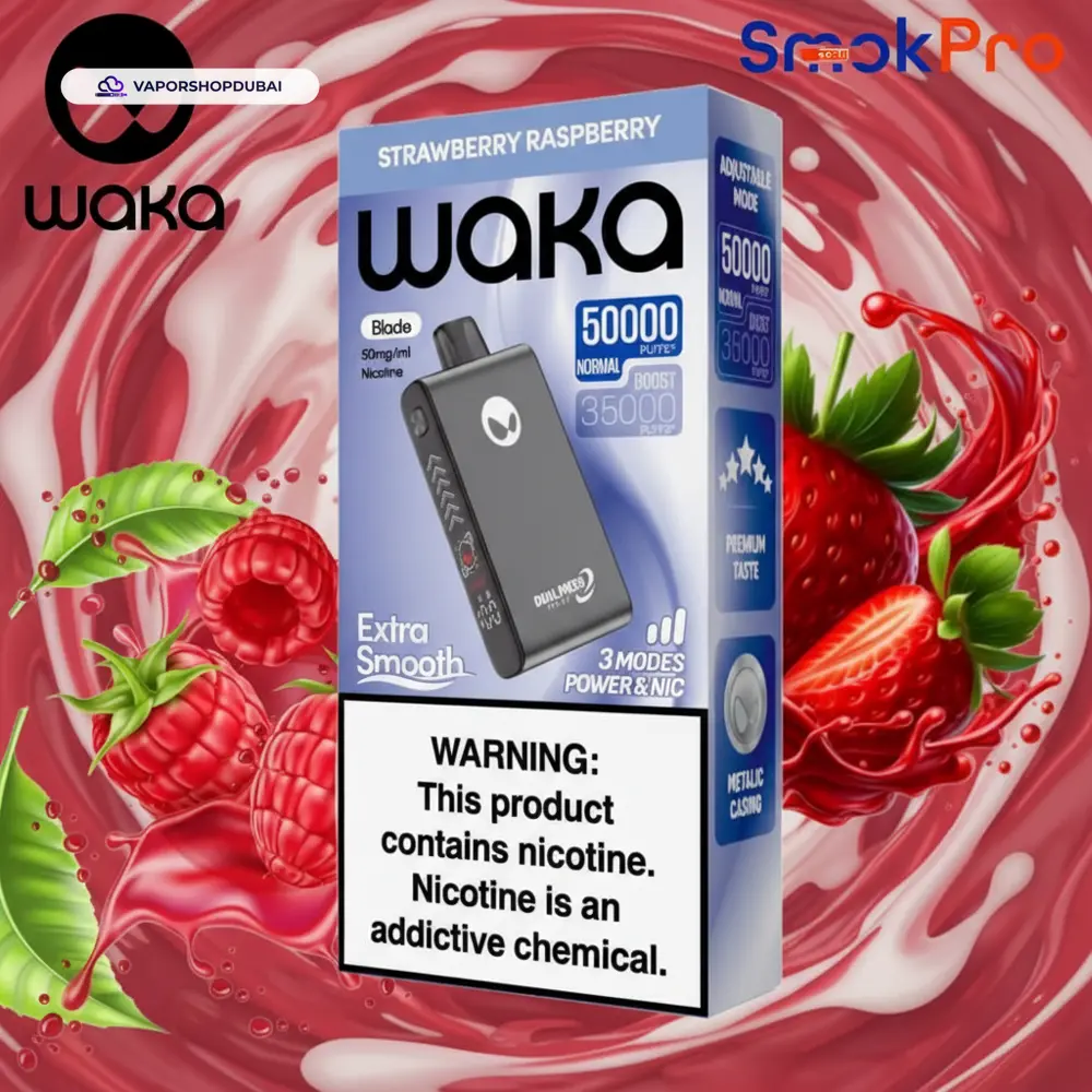 Waka Blade 50000 Puffs Disposable Vape In UAE 27 strawberry-raspberry
