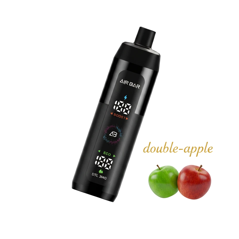 Airbar E Shisha 15000 Puffs Disposable Vape DTL 3MG in the UAE 3 Airbar E Shisha 15000 Puffs Disposable Vape DTL 3MG in the UAE double-apple premium transparent