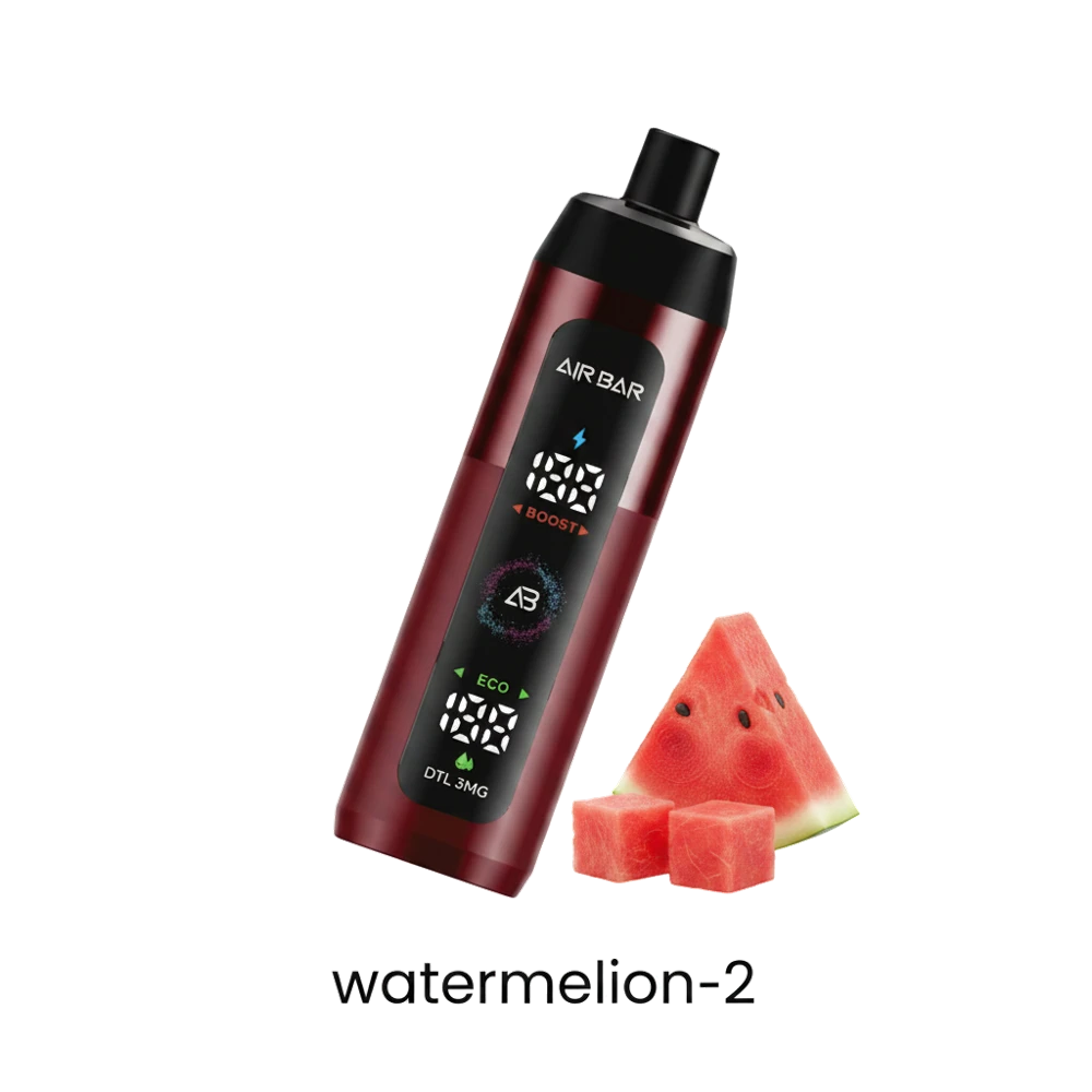 Airbar E Shisha 15000 Puffs Disposable Vape DTL 3MG in the UAE 8 Airbar E Shisha 15000 Puffs Disposable Vape DTL 3MG in the UAE watermelon-2 premium transparent