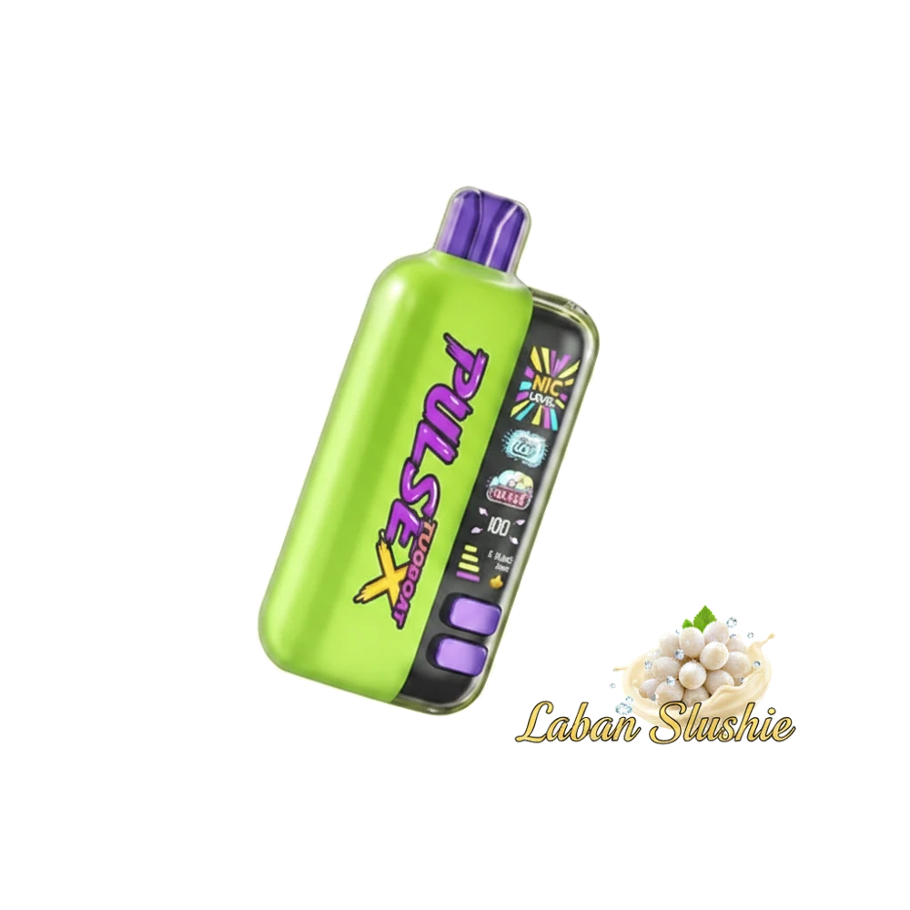 Tugboat PULSE X 50K Puffs in UAE 9 Buy New Tugboat PULSE X 50K Puffs in UAE Laban Slushie premium transparent