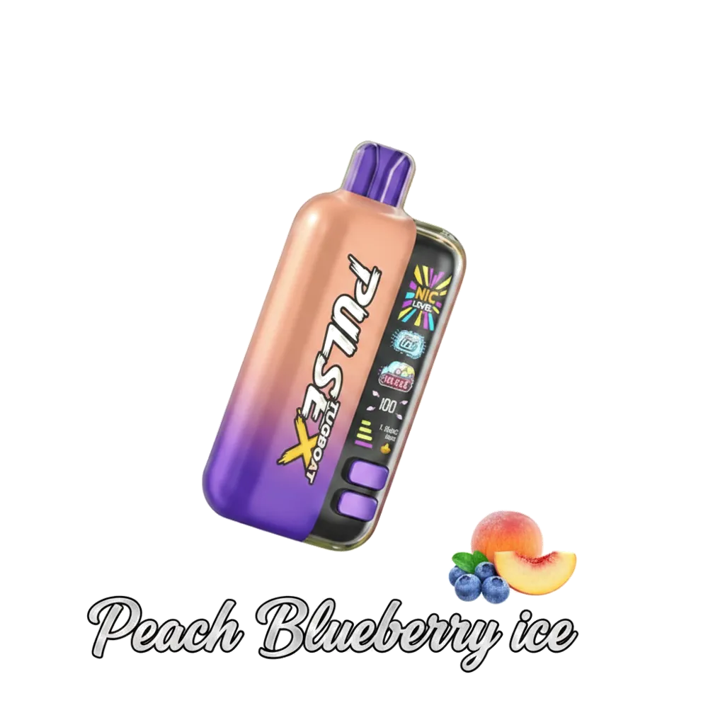 Tugboat PULSE X 50K Puffs in UAE 7 Buy New Tugboat PULSE X 50K Puffs in UAE Peach Blueberry ice premium transparent