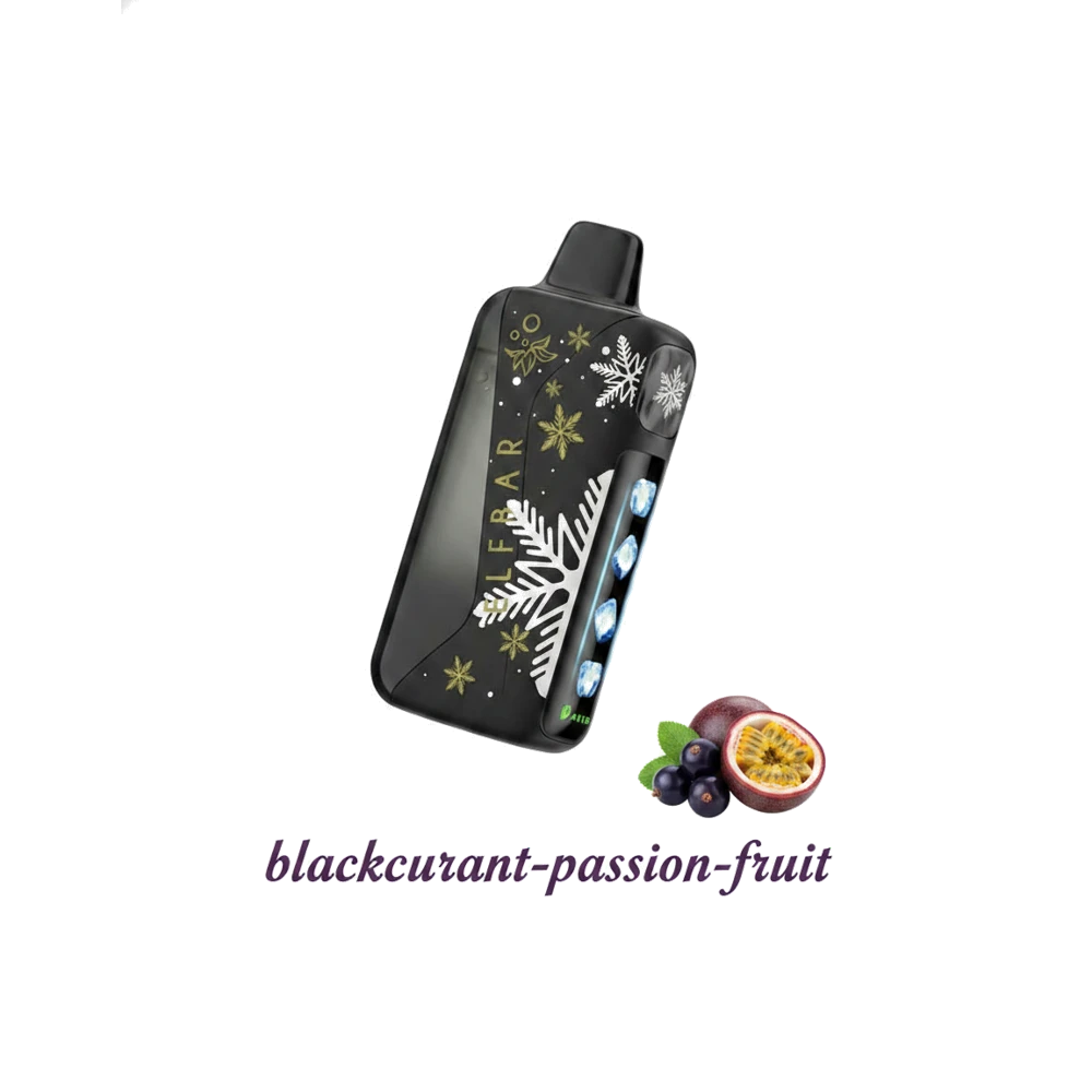 ELFBAR Ice King Pro 40000 Puffs 50mg Nicotine Ice control disposable vape in the UAE 3 ELFBAR Ice King Pro 40000 Puffs 50mg Nicotine Ice control disposable vape in the UAE blackcurrant-passion-fruit premium transparent