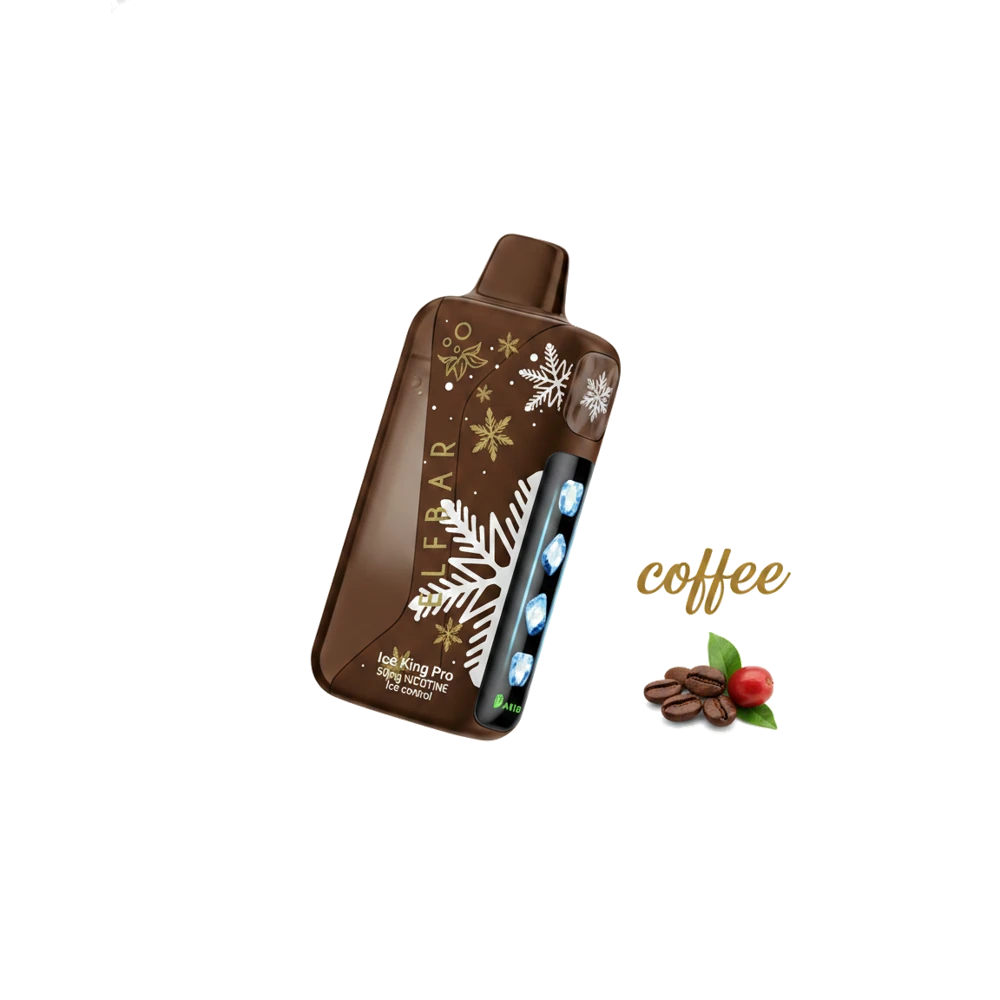 ELFBAR Ice King Pro 40000 Puffs 50mg Nicotine Ice control disposable vape in the UAE 6 ELFBAR Ice King Pro 40000 Puffs 50mg Nicotine Ice control disposable vape in the UAE coffee premium transparent