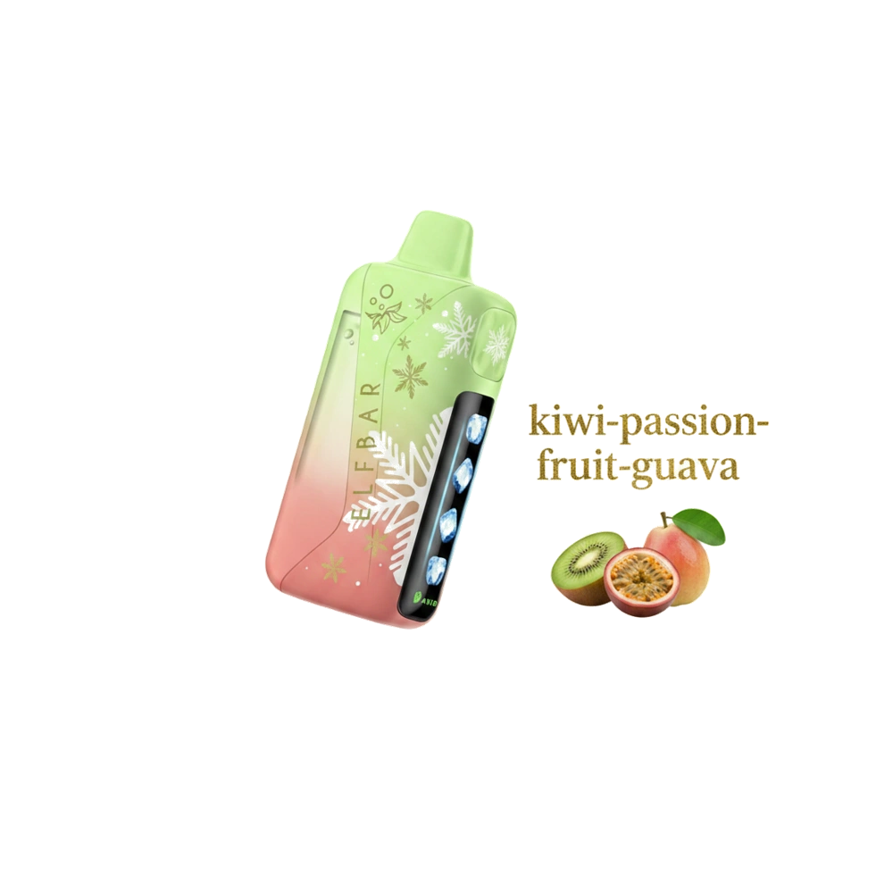 ELFBAR Ice King Pro 40000 Puffs 50mg Nicotine Ice control disposable vape in the UAE 10 ELFBAR Ice King Pro 40000 Puffs 50mg Nicotine Ice control disposable vape in the UAE kiwi-passion-fruit-guava premium transparent