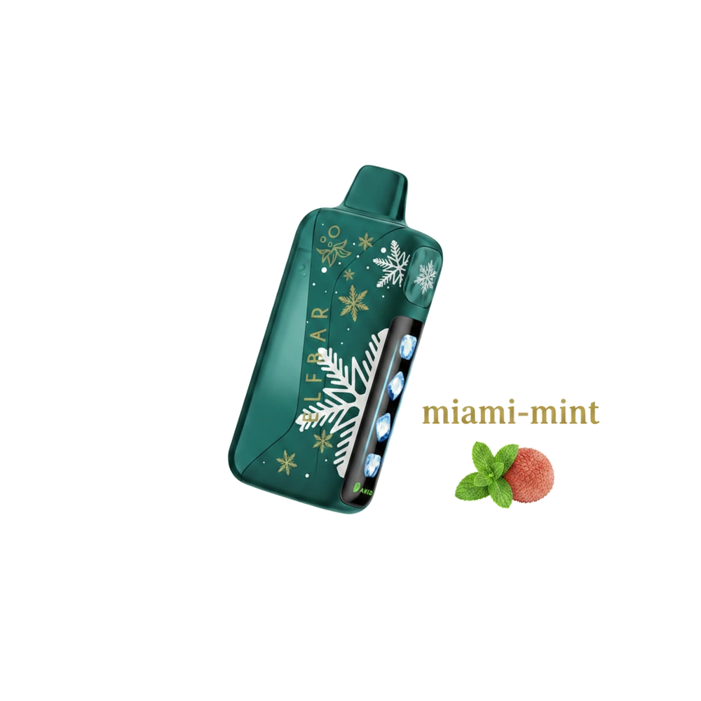 ELFBAR Ice King Pro 40000 Puffs 50mg Nicotine Ice control disposable vape in the UAE 12 ELFBAR Ice King Pro 40000 Puffs 50mg Nicotine Ice control disposable vape in the UAE miami-mint premium transparent