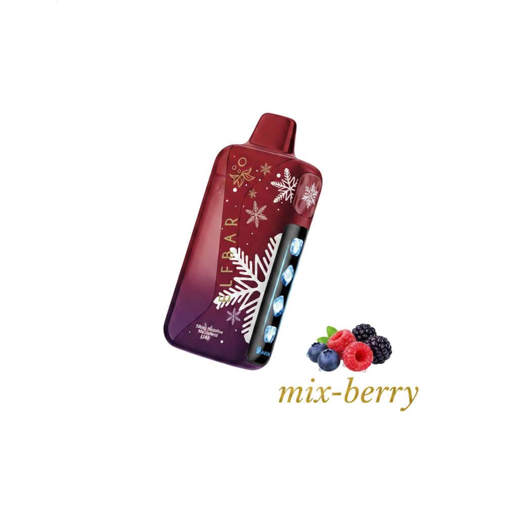 ELFBAR Ice King Pro 40000 Puffs 50mg Nicotine Ice control disposable vape in the UAE 13 ELFBAR Ice King Pro 40000 Puffs 50mg Nicotine Ice control disposable vape in the UAE mix-berry premium transparent